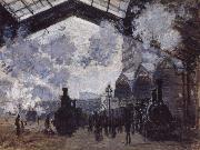 Claude Monet The Gare St Lazare Spain oil painting artist